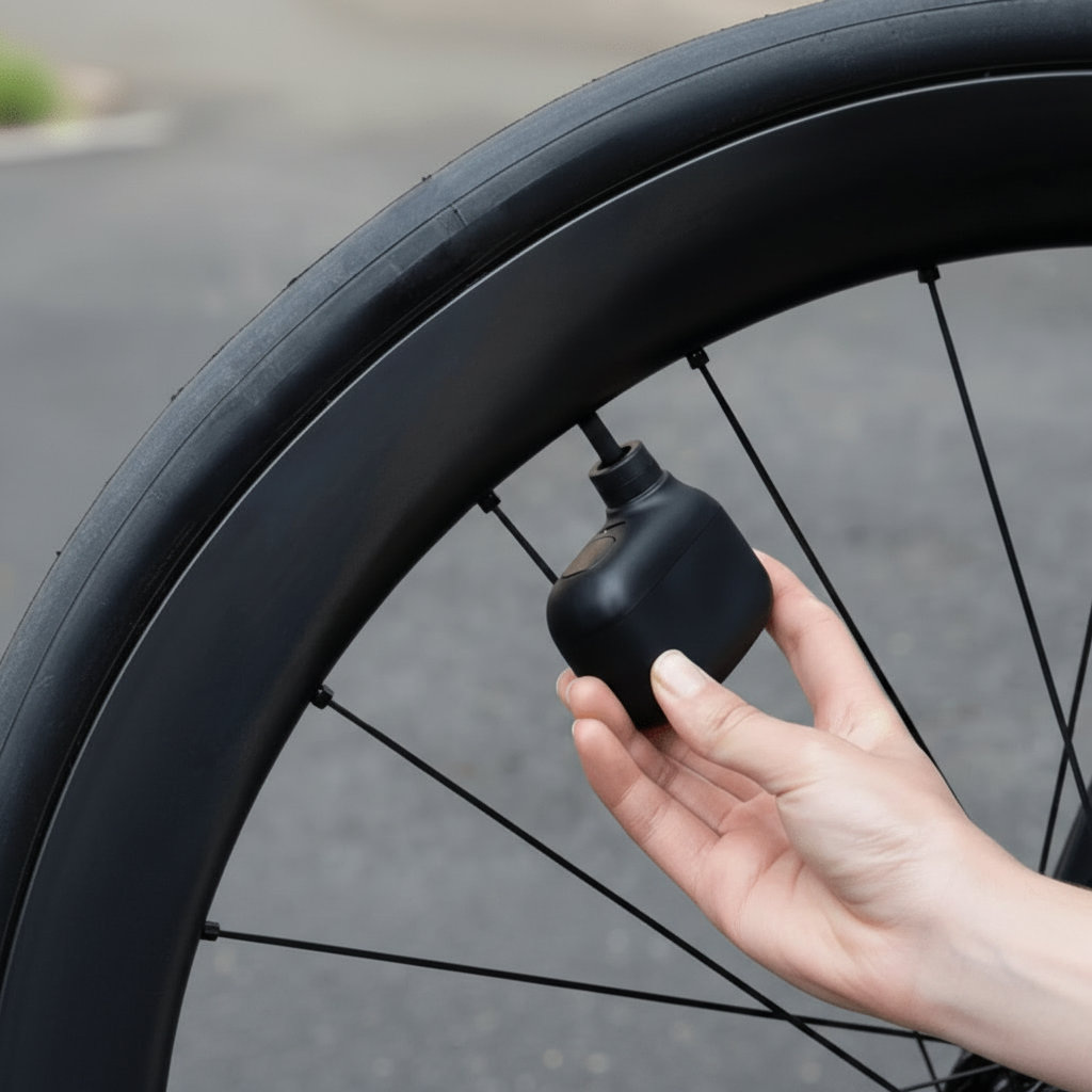 Rechargeable Mini Bike Pump lifestyle image 3