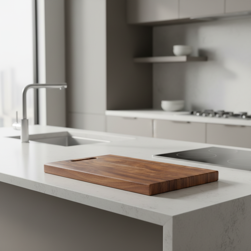 ECOSLICE Sustainable Acacia Wood Cutting Board