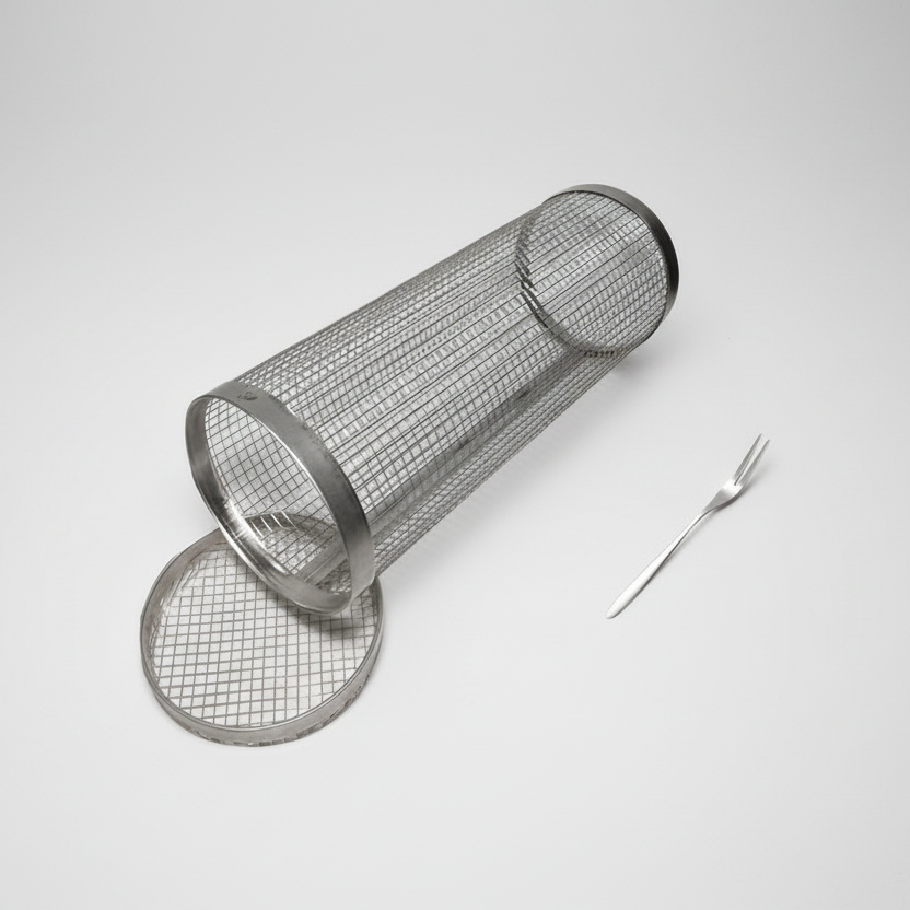 GRILLCRAFT Rotating Stainless Steel BBQ Basket