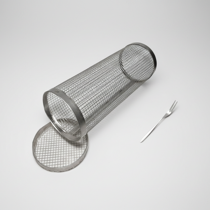 GRILLCRAFT Rotating Stainless Steel BBQ Basket