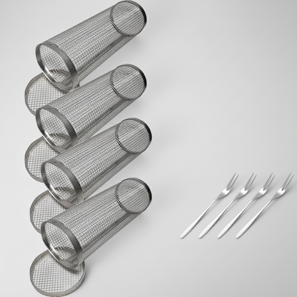 GRILLCRAFT Rotating Stainless Steel BBQ Basket