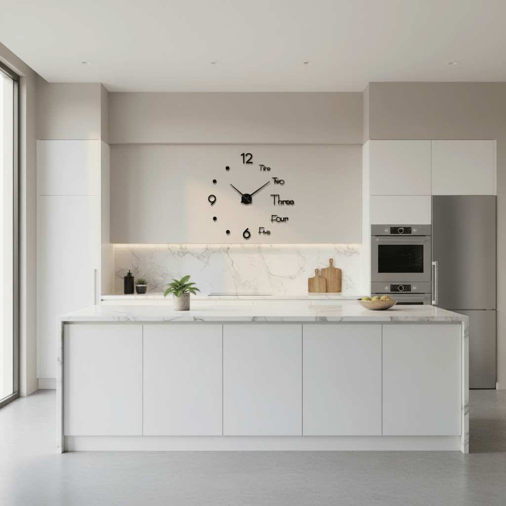 TIMEDEPTH Acrylic Wall Clock Room lifestyle image 1