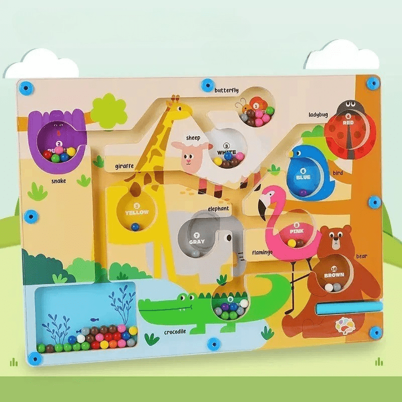 ColorQuest Magnetic Colour and Number Game