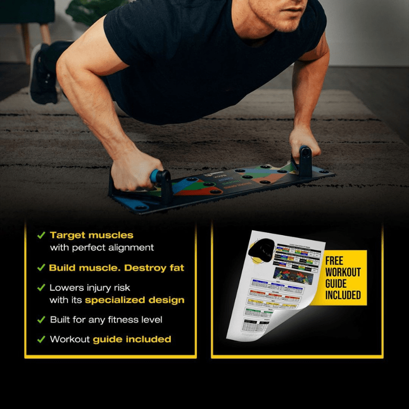 QUADROPRESS Ergonomic Push-up Machine image 2
