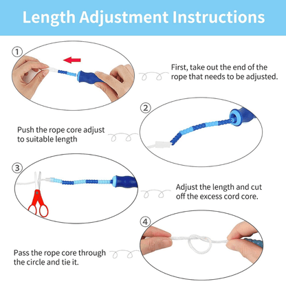 Flexirope Adjustable Bead Skipping Rope