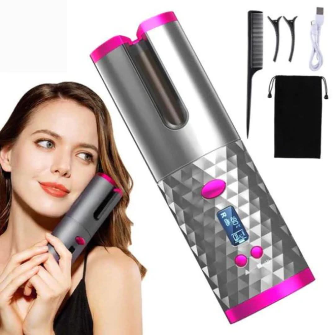 Curlmaster Wireless Auto Curler Curling Iron lifestyle image 1