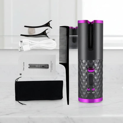 Curlmaster Wireless Auto Curler Curling Iron