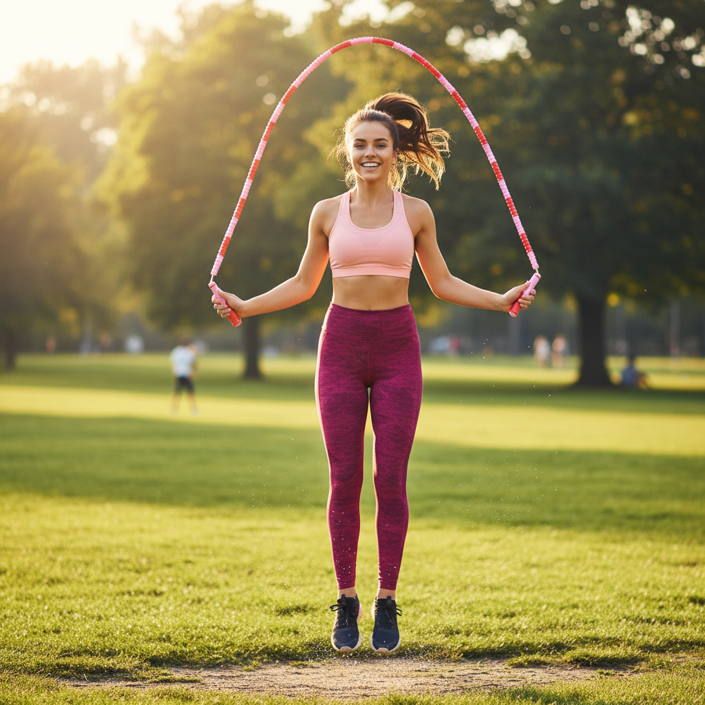 Flexirope Adjustable Bead Skipping Rope