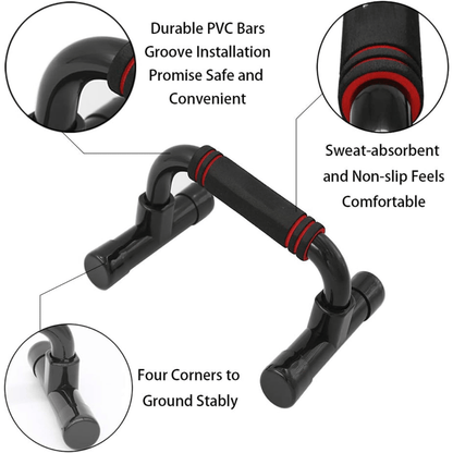 Pushmaster Push-Up Bars Ergonomic Handles