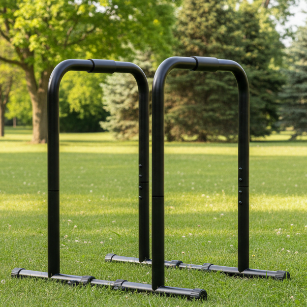 Powerdip Adjustable Steel Dip Station lifestyle image 2