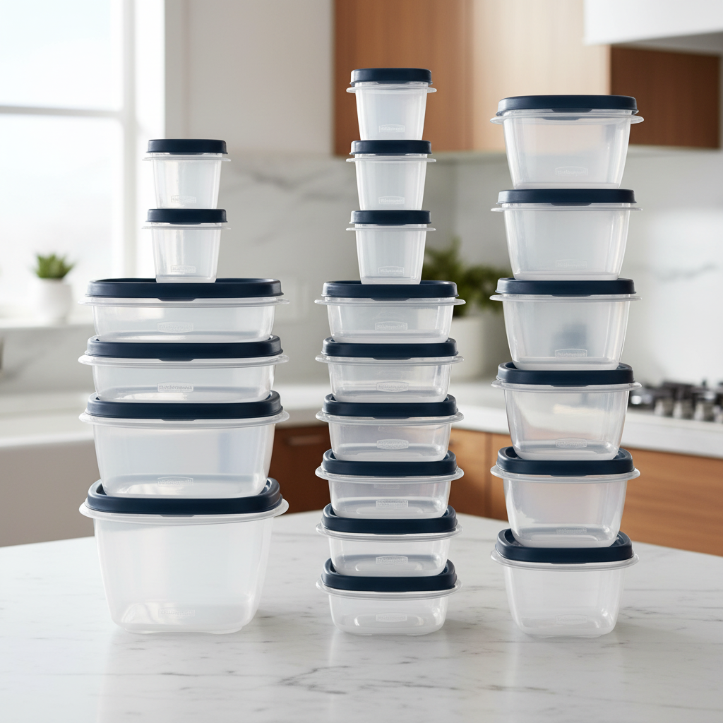 Stackable Food Storage Containers Stackable lifestyle image 2