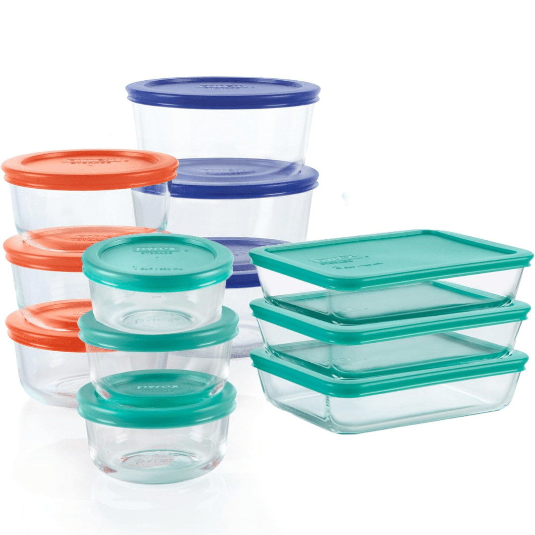 Glasskeer 12-Piece Food Storage Set BPA-free Airtight