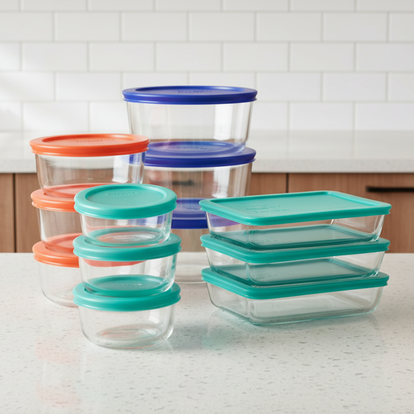 Glasskeer 12-Piece Food Storage Set BPA-free Airtight lifestyle image 2