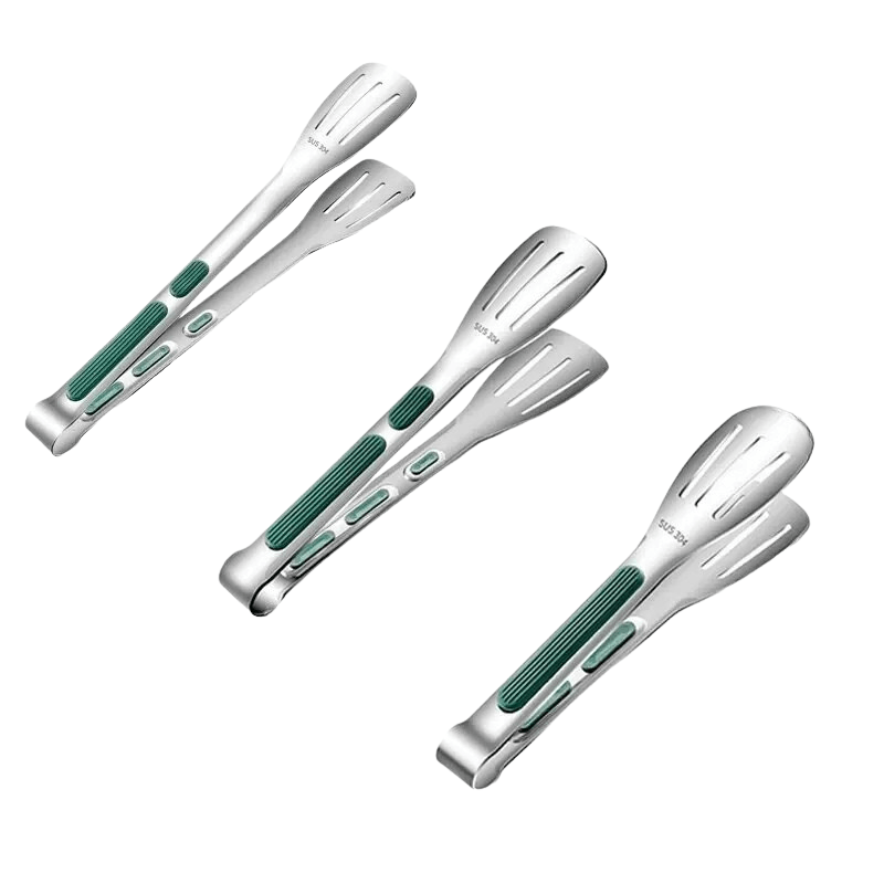 HandyTongs Non-slip Stainless Steel Tongs