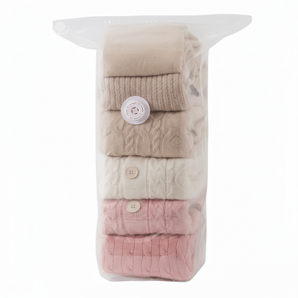 VACUFLAT Vacuum Compression Bags Without Pump