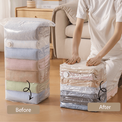 VACUFLAT Vacuum Compression Bags Without Pump