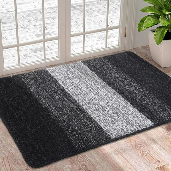 Absorbent Doormat, Machine Washable Non-Slip Microfiber Entryway Mat for Indoor Use