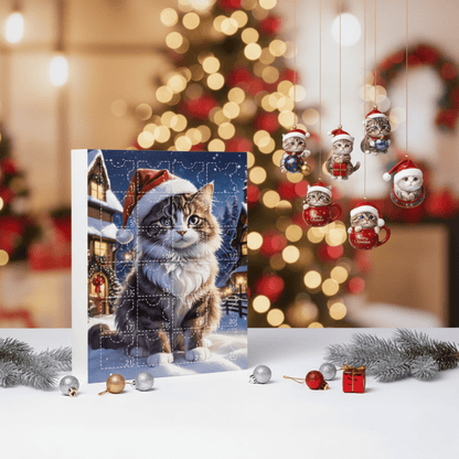 PURRFECTJOY Vintage Cat Advent Calendar