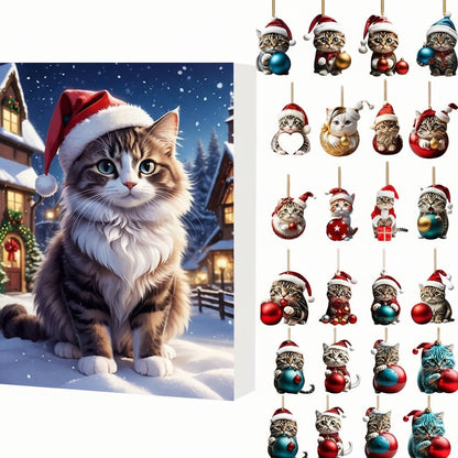 PURRFECTJOY Vintage Cat Advent Calendar