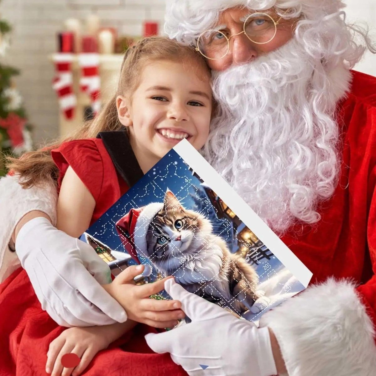 PURRFECTJOY Vintage Cat Advent Calendar