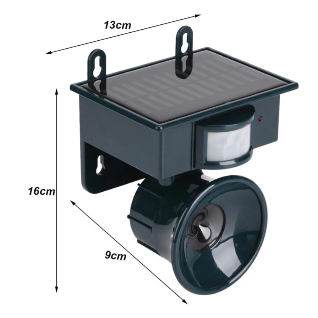 Solar Bird Deterrent, Predator Call Sensor