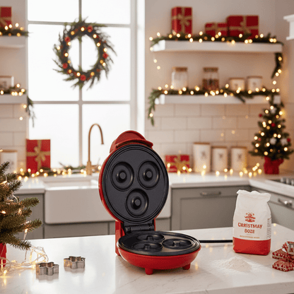 PORTA PRESS Travel-friendly Mini Waffle and Cookie Iron