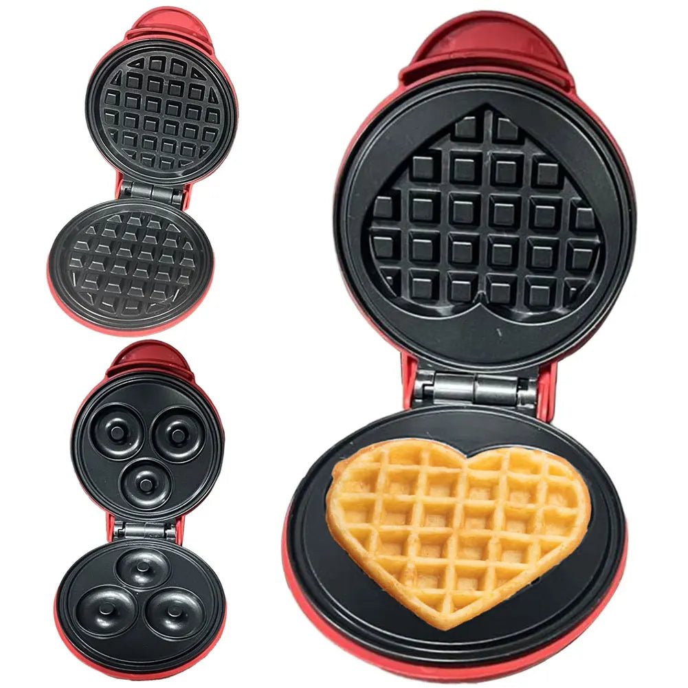 PORTA PRESS Travel-friendly Mini Waffle and Cookie Iron
