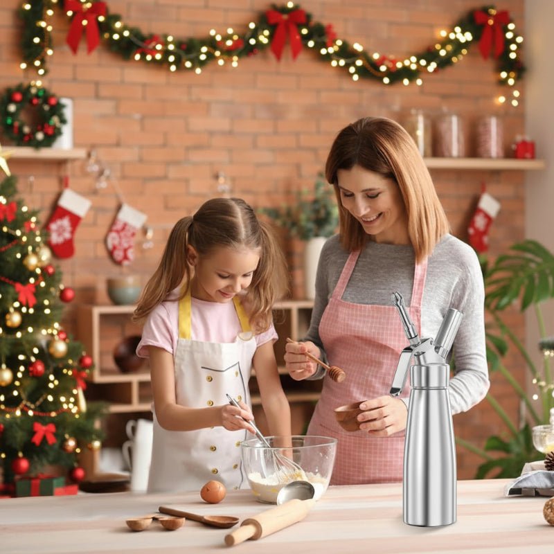 MOUSSTRIQ 500 Ml Aluminum Cream Dispenser