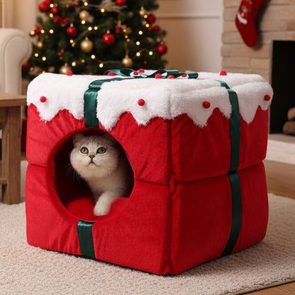 BLITZENNAP Semi-closed Dog and Cat Bed