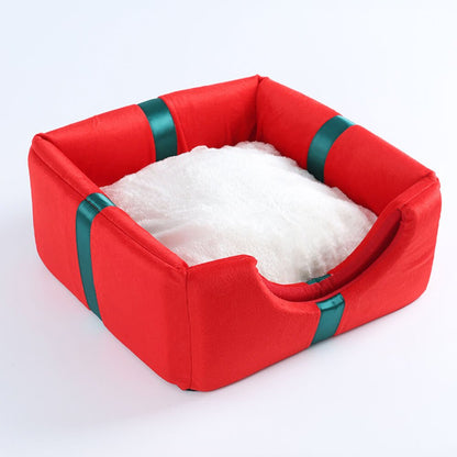 BLITZENNAP Semi-closed Dog and Cat Bed