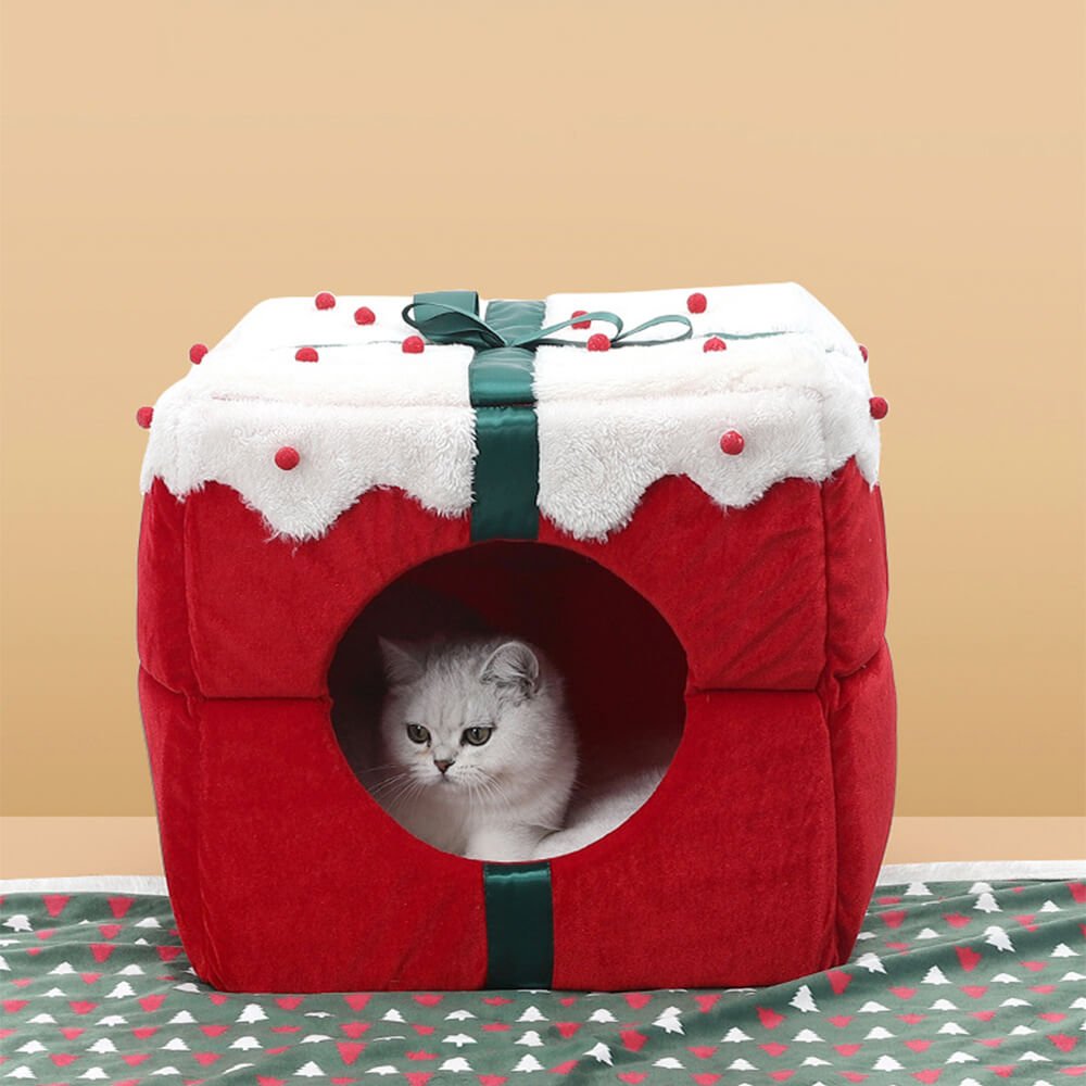 BLITZENNAP Semi-closed Dog and Cat Bed