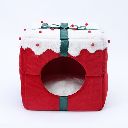 BLITZENNAP Semi-closed Dog and Cat Bed