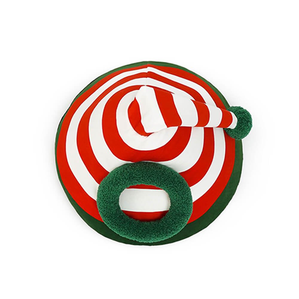 COZYSANTA Soft Christmas Cat Bed