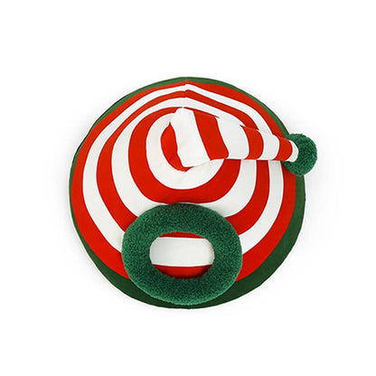 COZYSANTA Soft Christmas Cat Bed