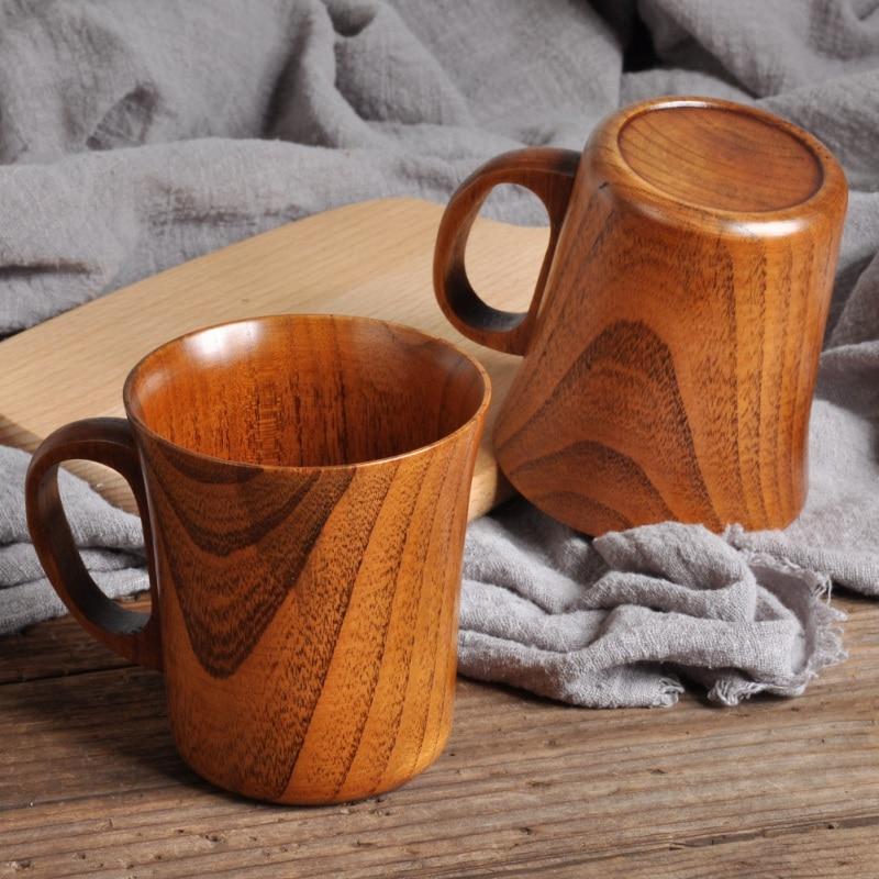 NATURESIP Unique Natural Wood Coffee & Beer Mug