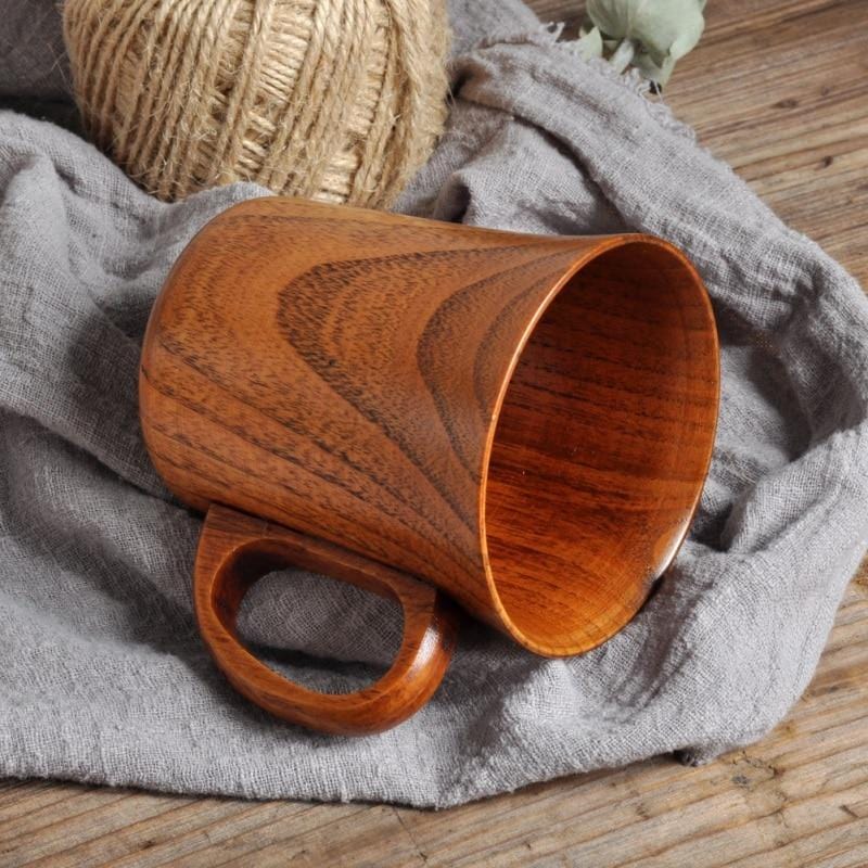 NATURESIP Unique Natural Wood Coffee & Beer Mug