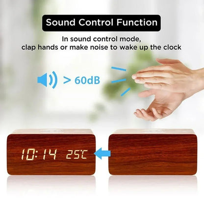 WIRETIME LED Alarm Clock