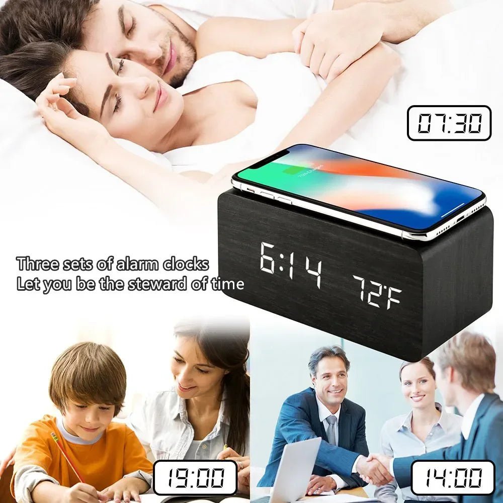 WIRETIME LED Alarm Clock