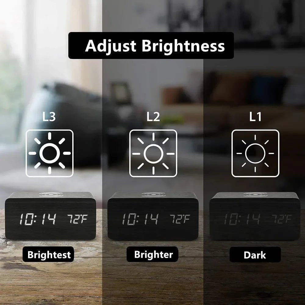 WIRETIME LED Alarm Clock