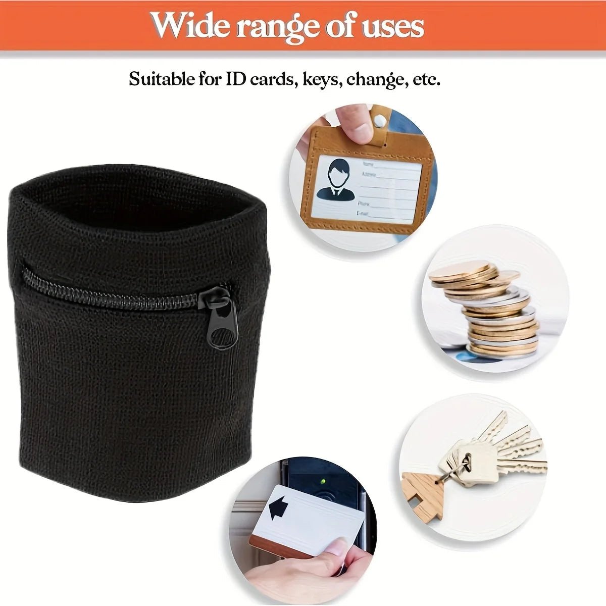 FITZIP Zipper Wristbands