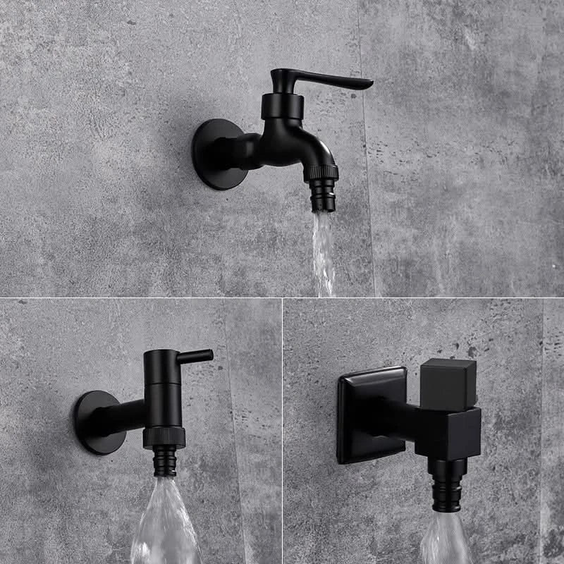 MATTEFLOW Matte Black Wall-Mounted Faucet
