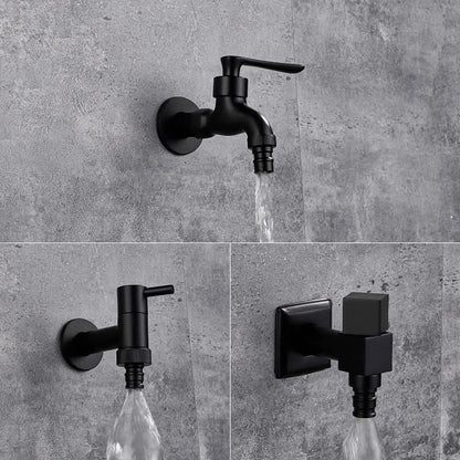 MATTEFLOW Matte Black Wall-Mounted Faucet