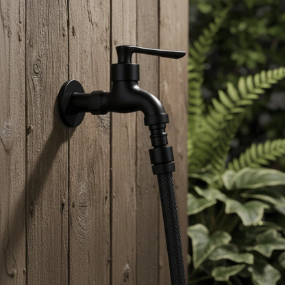 MATTEFLOW Matte Black Wall-Mounted Faucet