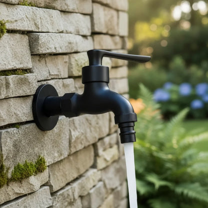 MATTEFLOW Matte Black Wall-Mounted Faucet