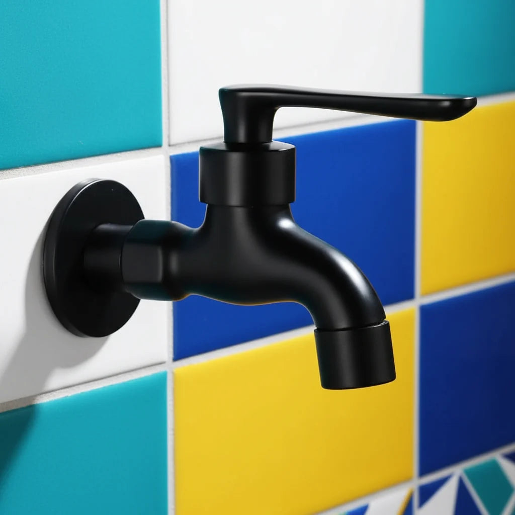 MATTEFLOW Matte Black Wall-Mounted Faucet