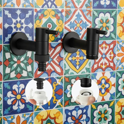 MATTEFLOW Matte Black Wall-Mounted Faucet