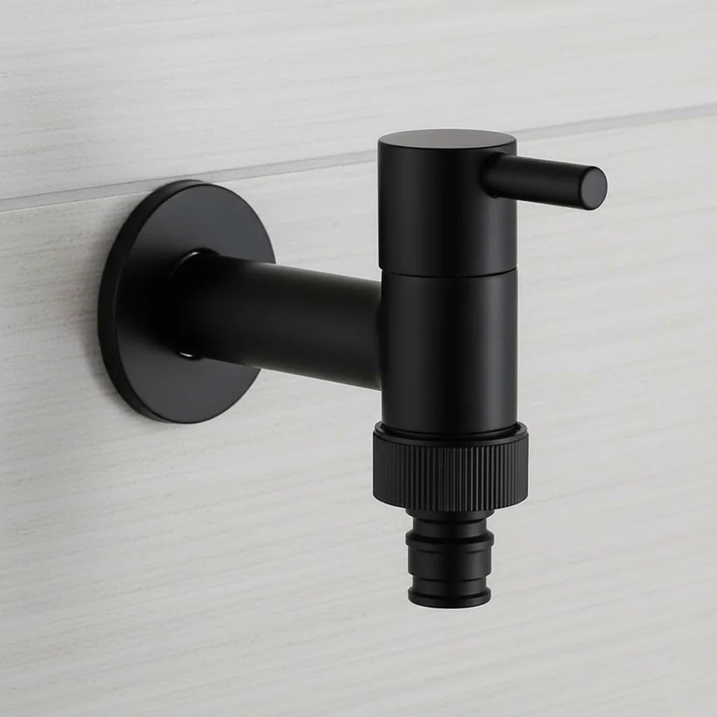 MATTEFLOW Matte Black Wall-Mounted Faucet
