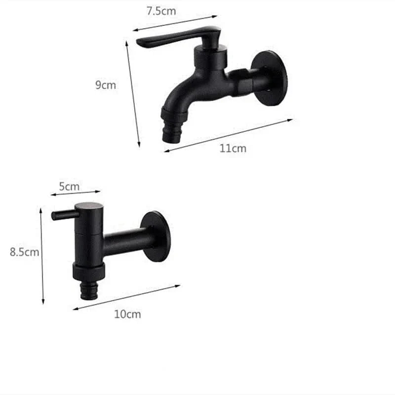 MATTEFLOW Matte Black Wall-Mounted Faucet
