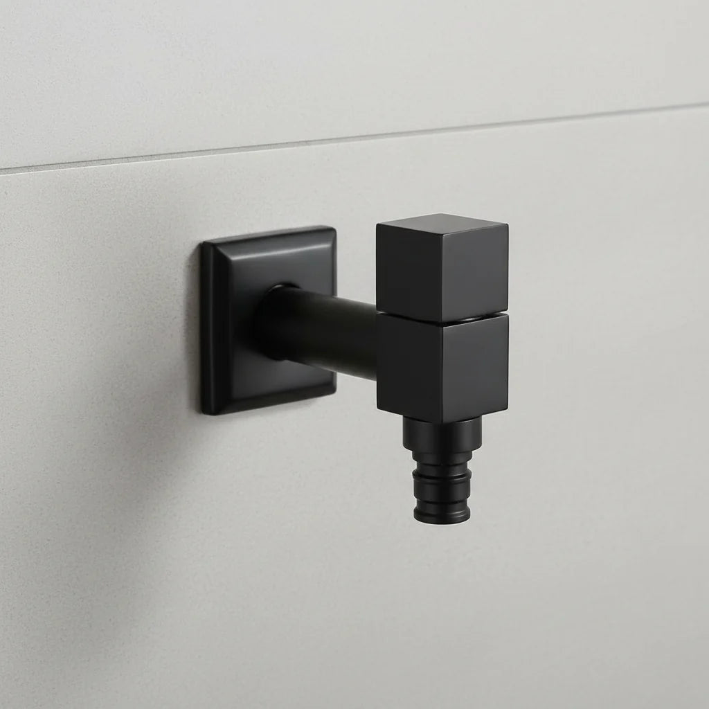 MATTEFLOW Matte Black Wall-Mounted Faucet