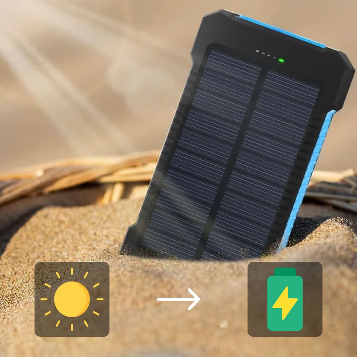 SOLARFORCE Power Bank Waterproof Solar Power Bank